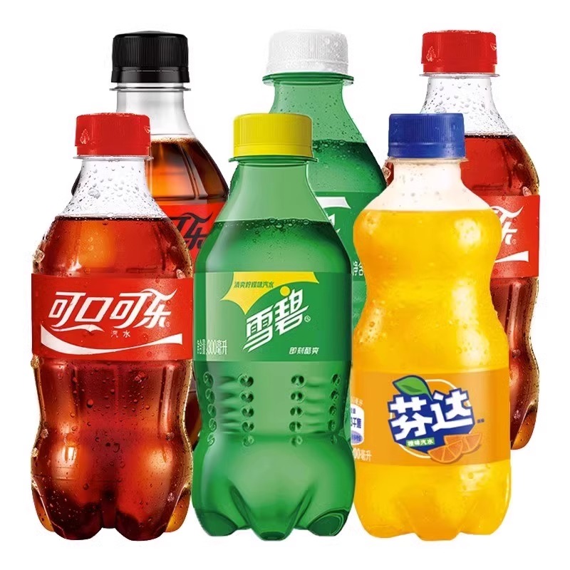 苏宁 迷你便携装雪碧碳酸饮料汽水饮品 300ml*12瓶高清大图