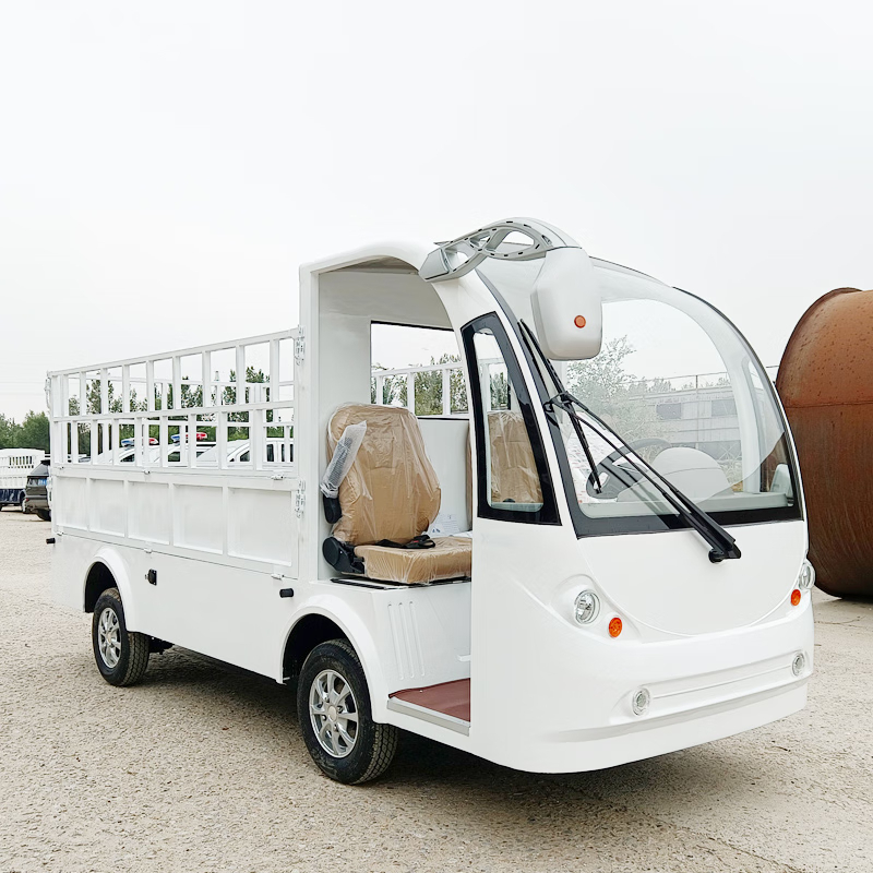 德武军恒电动观光巡逻车2座皮卡车营区校区4000瓦+72v100ah*6只铅酸电池刹车助力