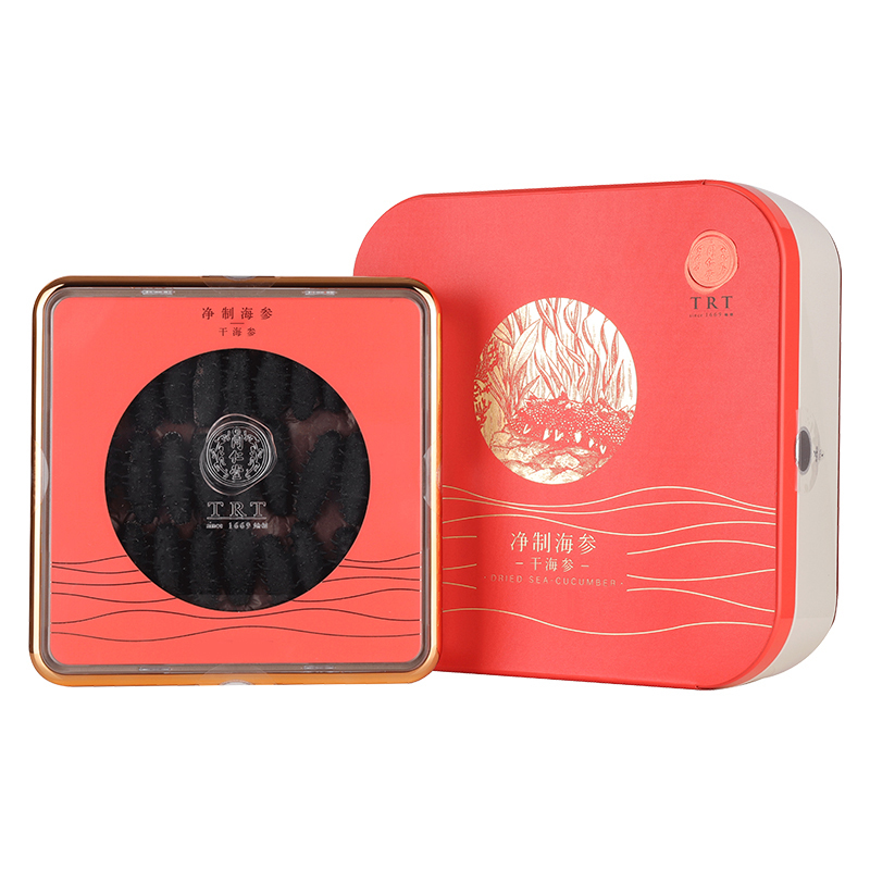 北京同仁堂大连净制淡干海参105g辽参干货海鲜水产礼盒非即食