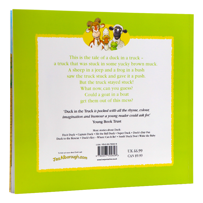 [正版]开卡车的鸭先生 英文原版绘本 Duck in the truck 凯特格林纳威大奖 Jez Alborough高清大图