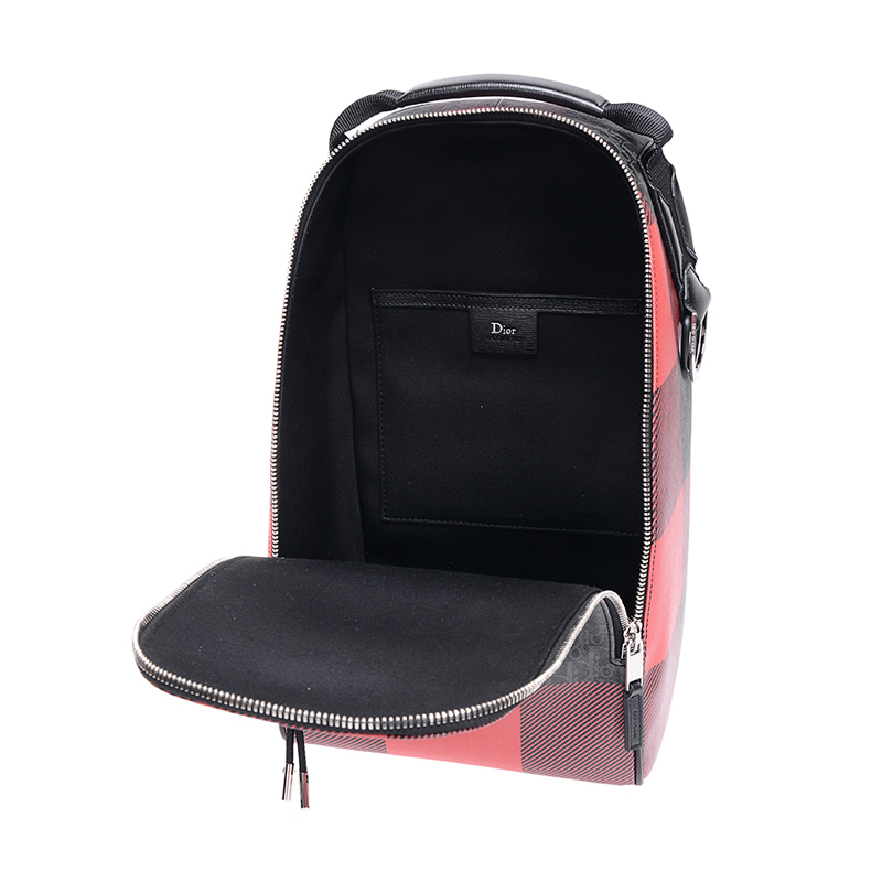 diorhomme迪奥男士darklight系列涂层帆布单肩包1depo037xit