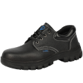 蓝鸥盾劳保鞋男四季款防滑舒适透气钢包头防砸防刺穿安全工作工地功能鞋D1069 黑色 37码