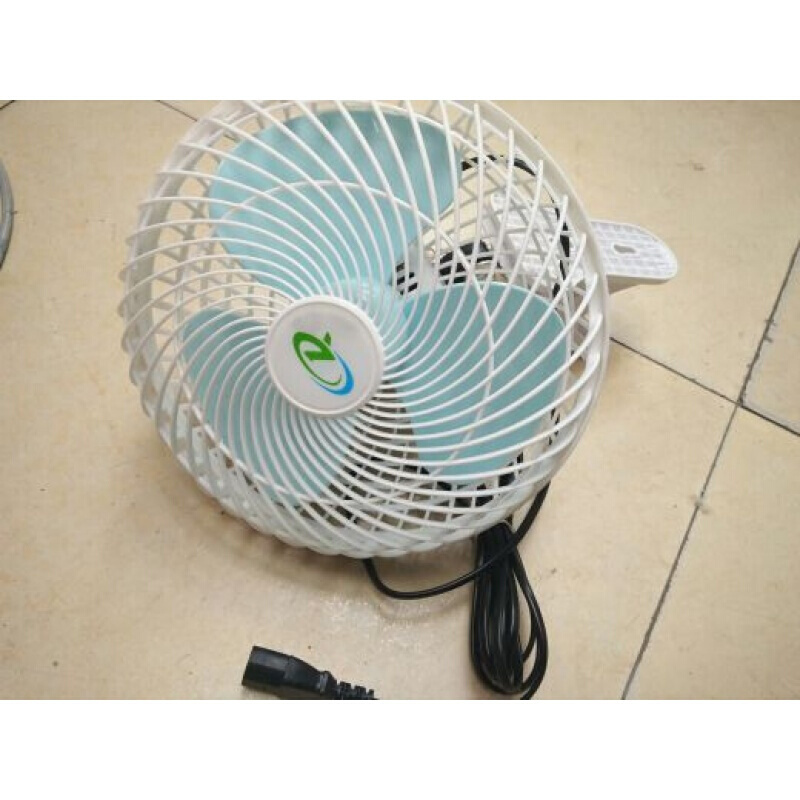 车载电风扇12v48v24v伏电动车电瓶汽车大货车面包车电扇可摇头专用