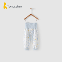 童泰(TONGTAI)四季新款1-12月新生婴儿男女宝宝长裤高腰护肚裤子四季可穿儿童裤子