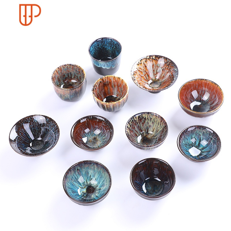 窑变旅行茶具单杯陶瓷大号茶盏品茗杯功夫茶具天目建盏主人杯子茶碗国泰家和沙金釉 花型杯 蓝色报价 参数 图片 视频 怎么样 问答 苏宁易购