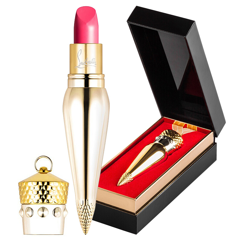 Christian Louboutin CL萝卜丁口红女王权杖唇膏 黑管001女神生日情人节表白套盒 110 金管丝滑