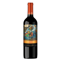 智利中央山谷产区 圣丽塔(Santa Rita)国家画廊珍藏佳美娜干红葡萄酒750mL单瓶装