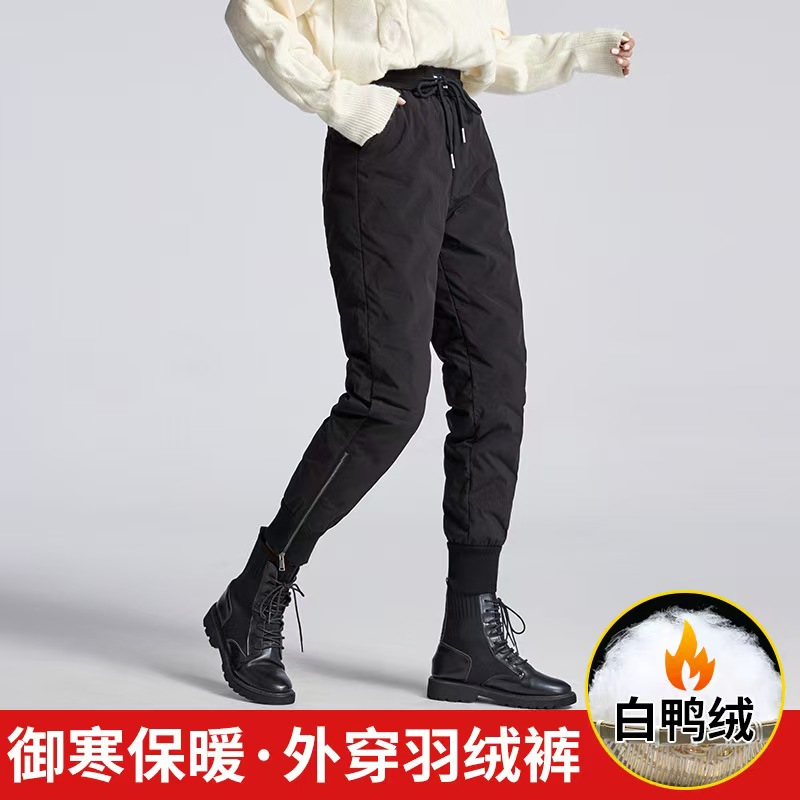 天富星 防风防雪保暖加厚羽绒裤 LB1025 条高清大图