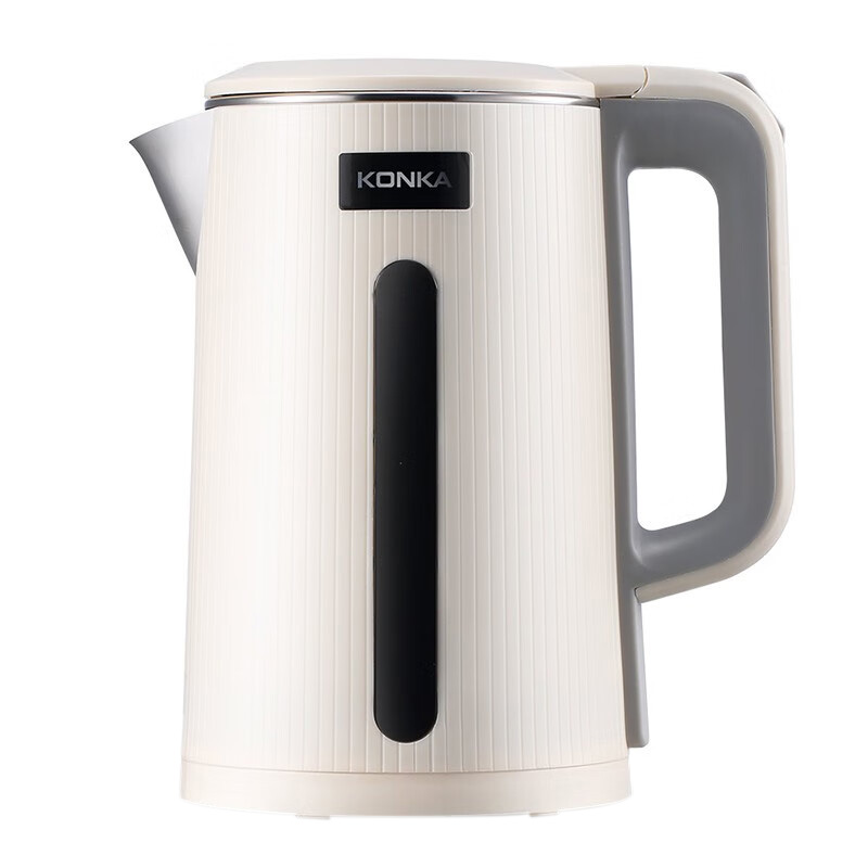 康佳电水壶1.8L不锈钢大容量双层防烫KDSH-1802-M