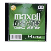 麦克赛尔l可擦写DVD+RW光盘-RW空白4.7G刻录盘5片/盒