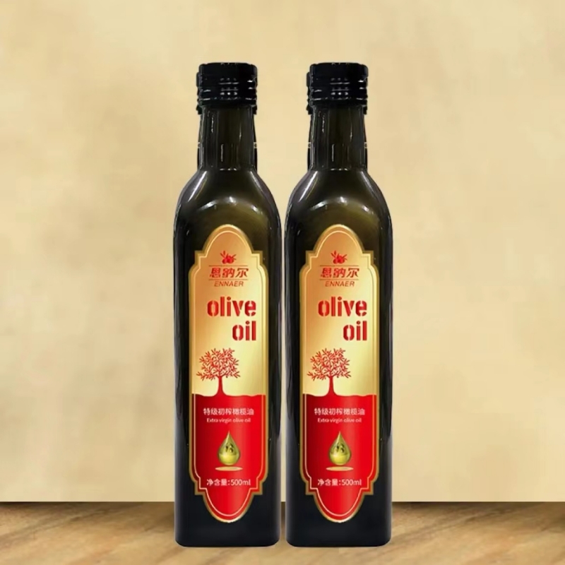 恩纳尔欧尚经典礼盒 特级初榨橄榄油 500ml*2高清大图