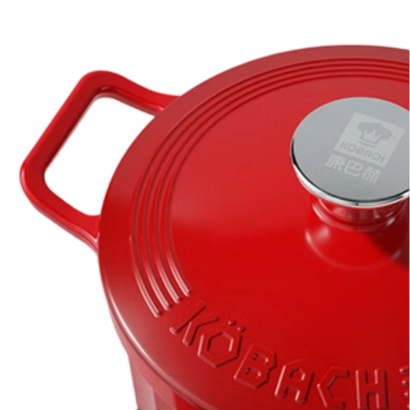 康巴赫珐琅锅 3.5L KGF-D22A 红色高清大图