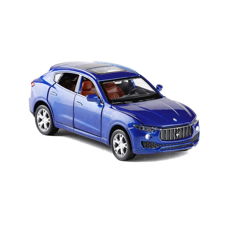 彩珀1:32玛莎拉蒂Maserati莱万特Levante合金车模声光回力玩具车 香槟色