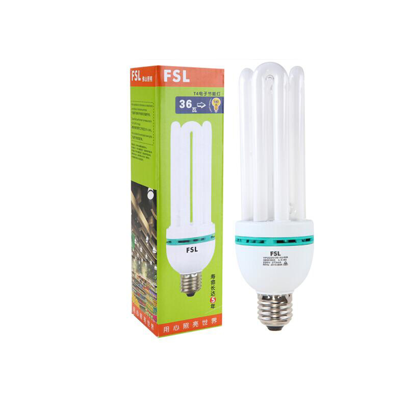 佛山照明 T4电子节能灯 4U FSL 220V36W 865 E27