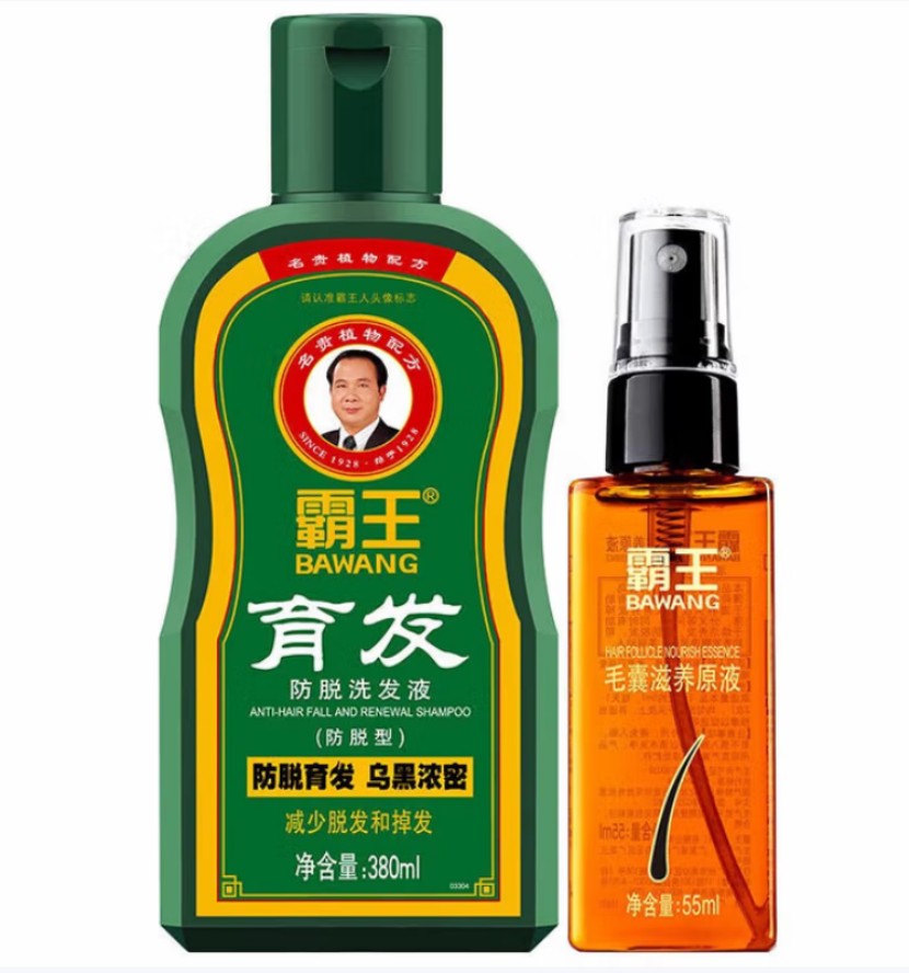霸王 育发防脱洗发水380ml+毛囊滋养原液55ml 控油去屑