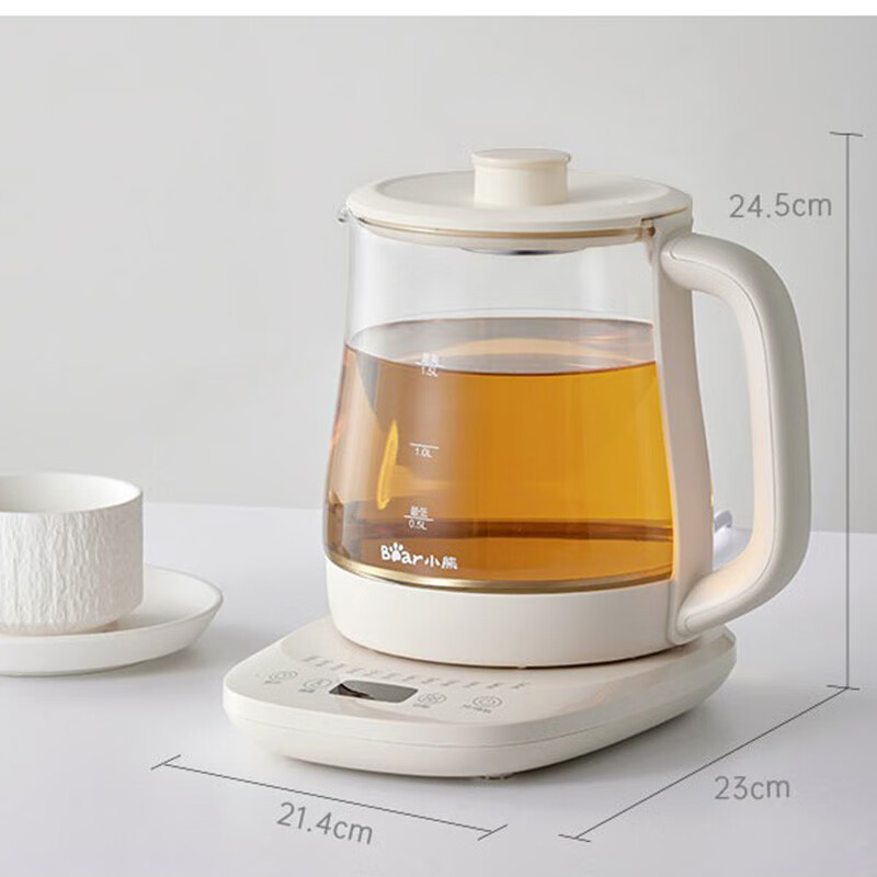 小熊(Bear)养生壶 办公家用保温电热水壶1.5L大容量煮茶器烧水壶 YSH-J15T9高清大图