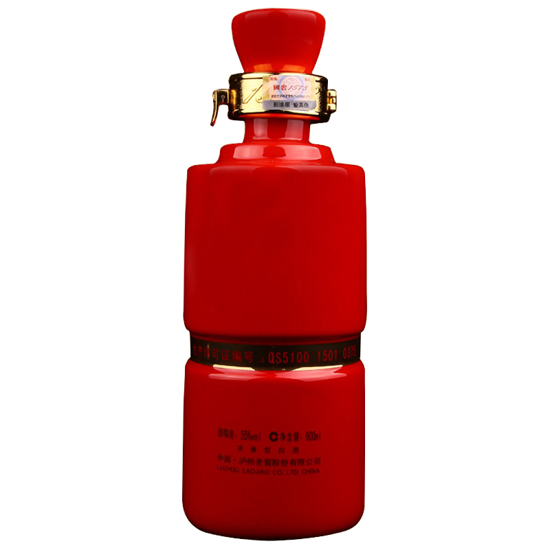 泸州老窖国窖1573木盒红爵55度1000ml1瓶浓香型白酒