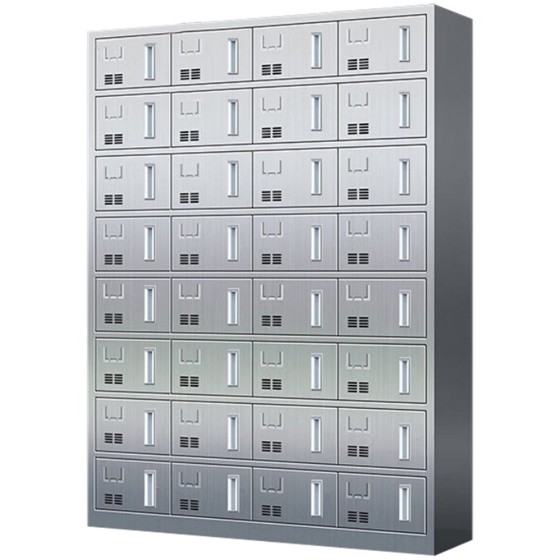 攸形不锈钢餐盘柜32门1350*400*1800mm台高清大图