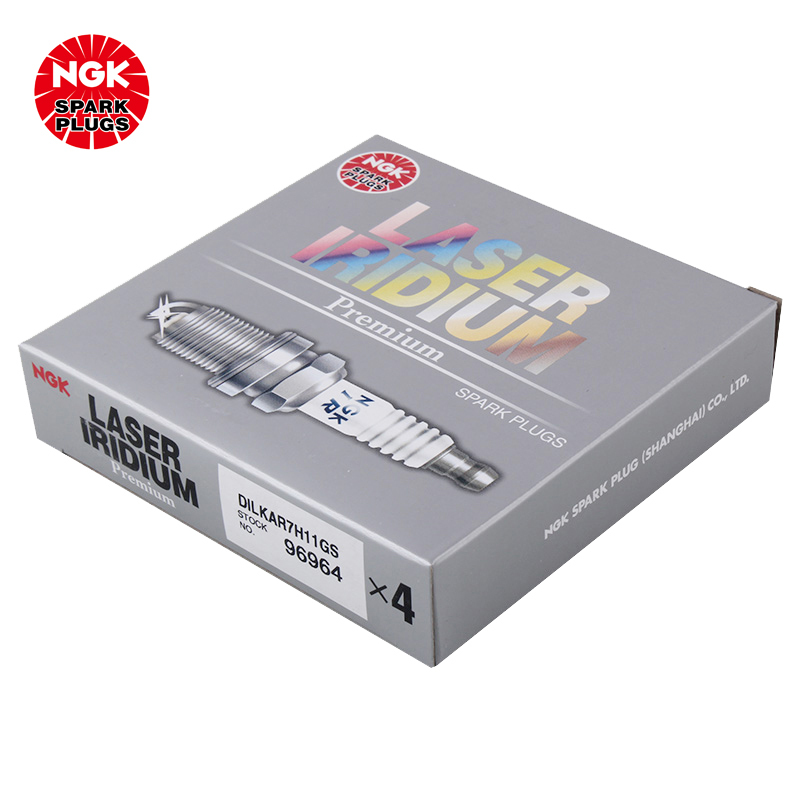 NGK 铱铂金火花塞 DILKAR7H11GS 96964 四支装 本田CR-V/奥德赛/思铂睿/艾力绅