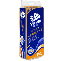 维达卷纸 4层140g*10卷实用纸巾蓝色经典家用厕纸卫生卷筒纸