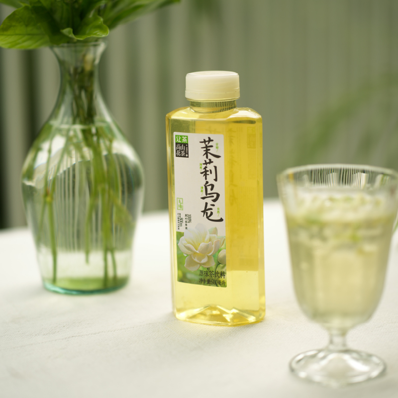 让茶高山花茶系列桂花乌龙茉莉乌龙原叶萃取无糖茶饮料500ml*5瓶高清大图