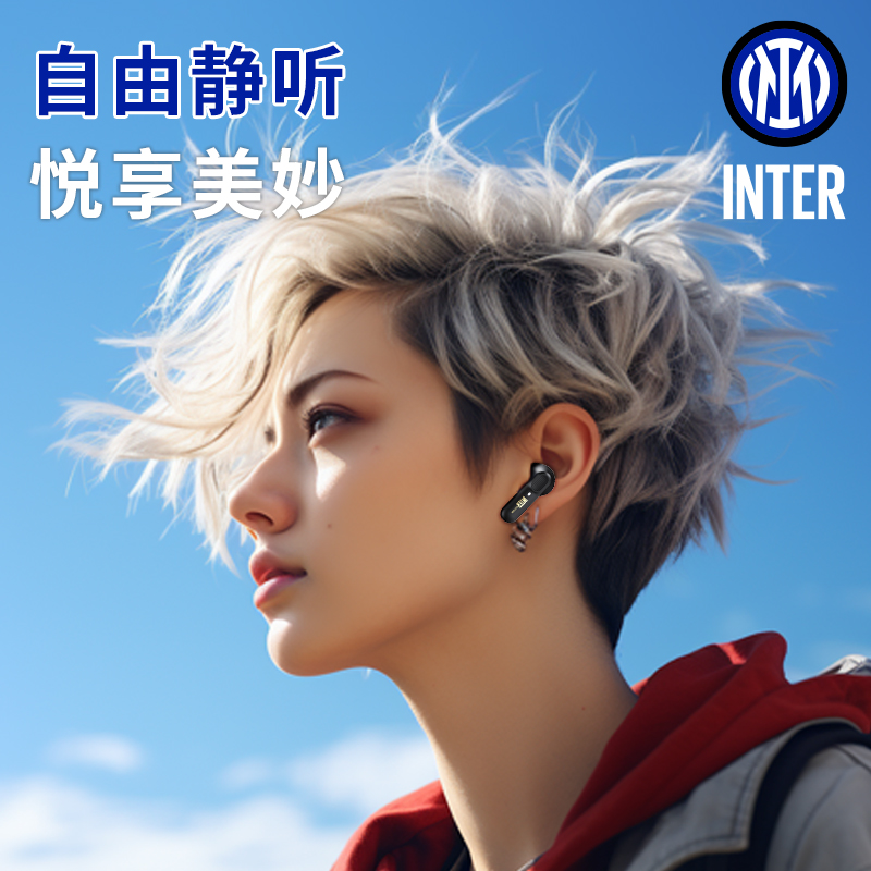 FCIM国际米兰Leobuds ANC主动降噪蓝牙耳机入耳式无线耳机运动游戏通话降噪防水无线耳机高清大图