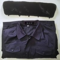 捷妮特 新款藏蓝棉衣 M-5XL 单口袋