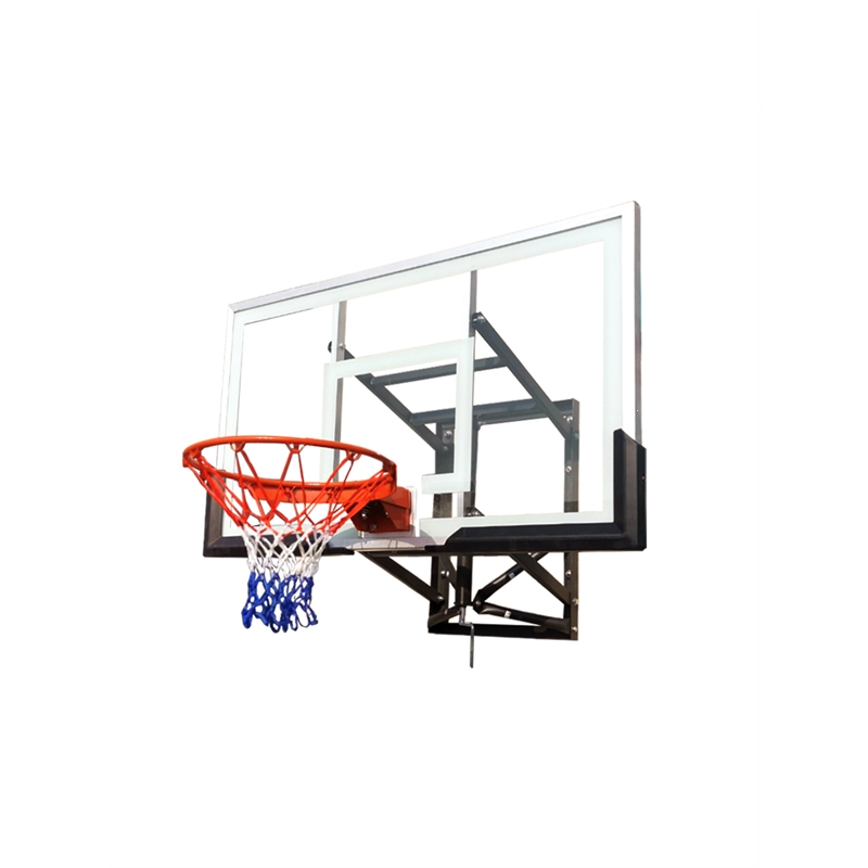 挂墙壁式壁挂式成人家用户外儿童篮板篮框培训户外电动升降室内篮球架