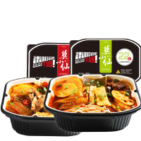 莫小仙网红重庆麻辣350g+麻辣牛肉火锅390g即食速食懒人方便携自助热煮小火锅2盒装