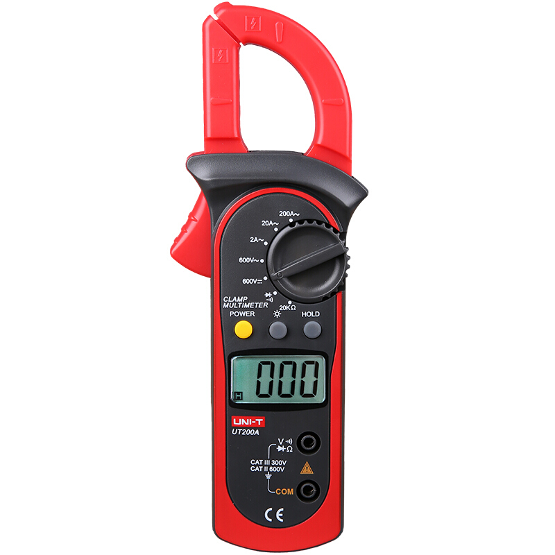 优利德(UNI-T)数字交流钳型表 钳型万用表 UT200A 1个