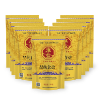 淮盐晶纯食用盐350gx9袋加碘盐补碘盐含碘盐有碘盐家用细颗粒食盐