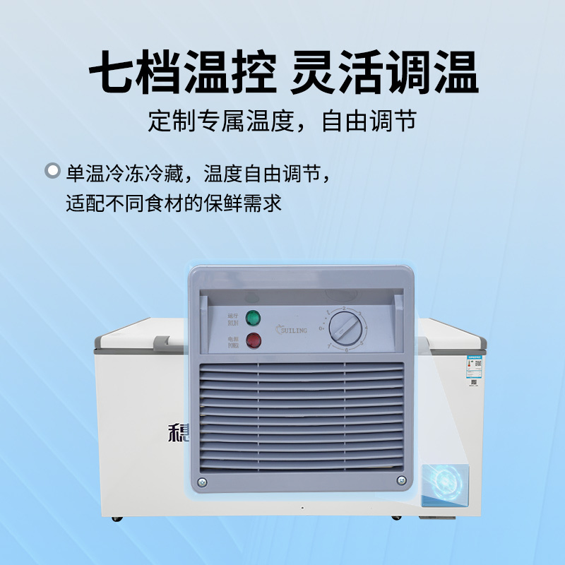 穗凌(SUILING)BD-605E单温大卧柜冰柜冷冻冷藏柜转换厨房冰箱保鲜柜速冻顶开门密封柜商用雪柜544升一级能效