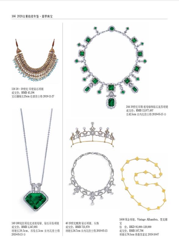 [正版]2020年古董拍卖年鉴(珠宝翡翠)欣弘 湖南美术出版社 古董拍卖品年鉴高清大图