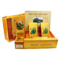 【中华特色】五指山馆 海南五指山黎宝忧遁草茶 优质干叶鳄嘴花茶礼盒装160克