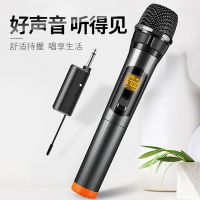 先科 SAST OK-91 无线麦克风 话筒 家庭KTV会议专用K歌卡拉OK唱歌主播网络电教演讲户外插音响音箱 黑