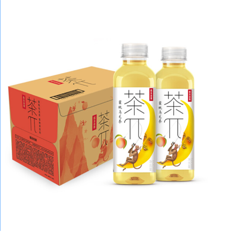 农夫山泉 茶π蜜桃乌龙茶 500ml*15瓶/箱