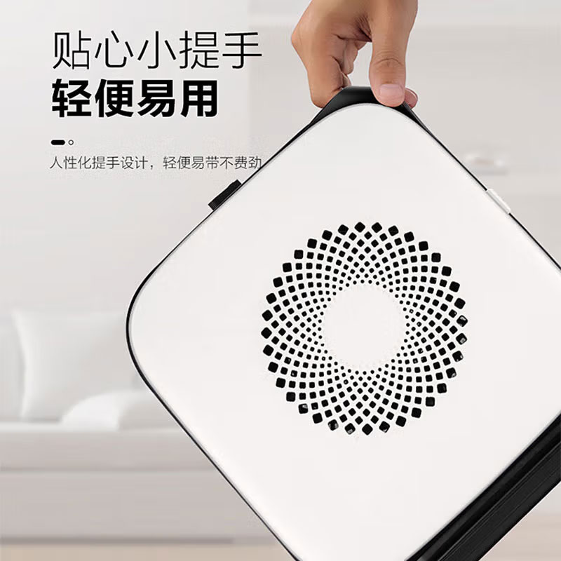 美的(Midea)电暖风机器迷你小取暖器台式家用电热室内办公室静音速热 NTY18-19C1高清大图