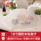 敬平(JING PING)饭菜罩子折叠餐桌防苍蝇长方形遮剩菜食物罩饭桌罩菜伞家用盖菜罩 18寸圆形-米色格子饭罩