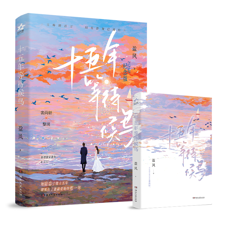 [正版]即得亲签(随机掉落特签)十五年等待候鸟 完美纪念版 作者盈风成名作 暗恋BE美学天花板 张若昀孙怡主演影视高清大图