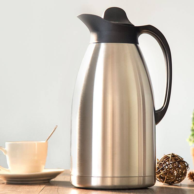 富光保温壶不锈钢户外大容量车载便携大号保温瓶2l香槟金