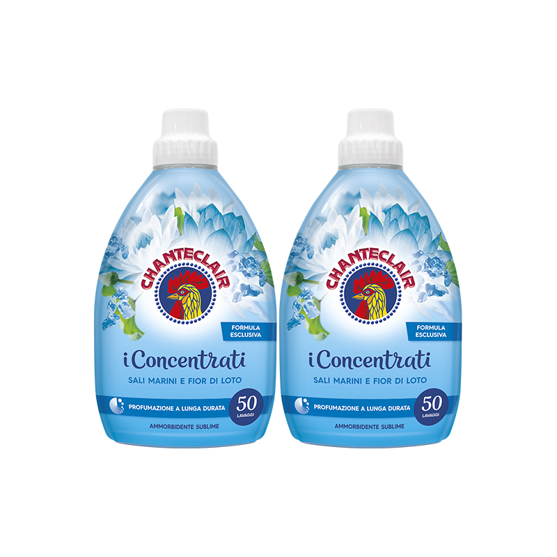 大公鸡管家柔顺剂海盐莲花香(蓝色)1L*2