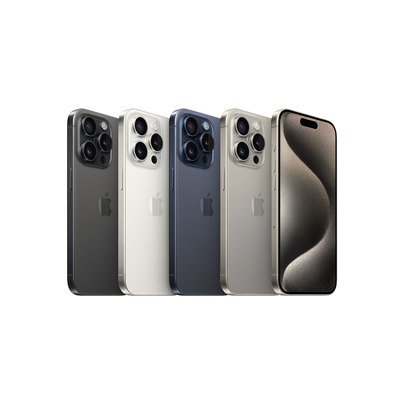 [20W苹果原装充电套餐]Apple iPhone 15 Pro 256G 白色钛金属 移动联通电信 5G手机