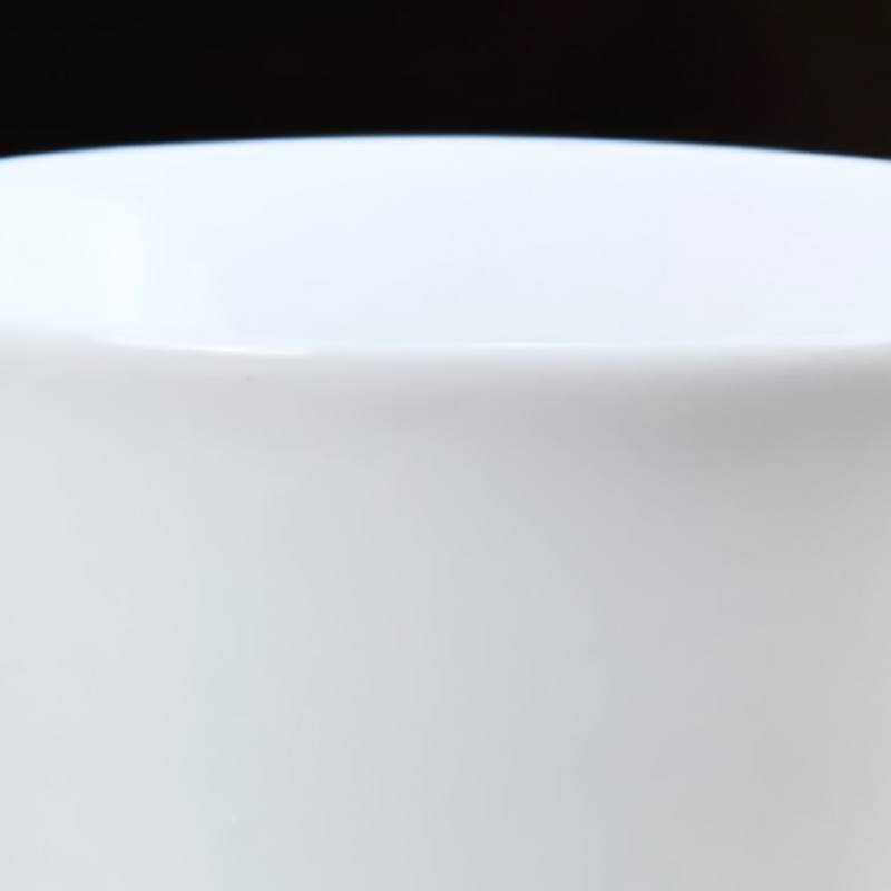 高白瓷茶杯35ml 口径5cm高4.8cm 5个起售高清大图