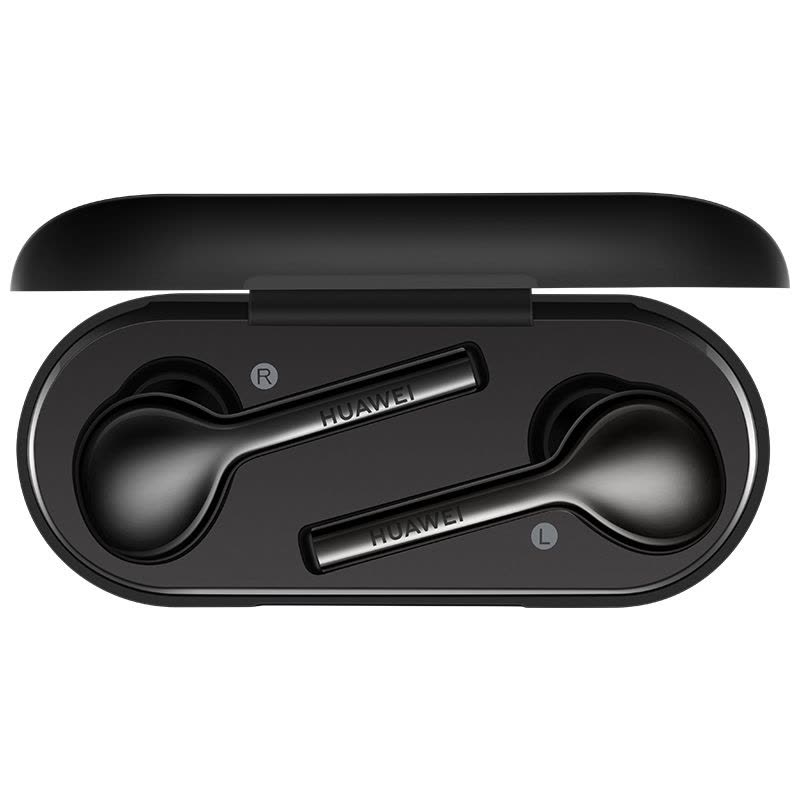 华为(HUAWEI)FreeBuds 无线耳机原装mate10/P10/P20/荣耀V10/mate9手机耳机黑色图片