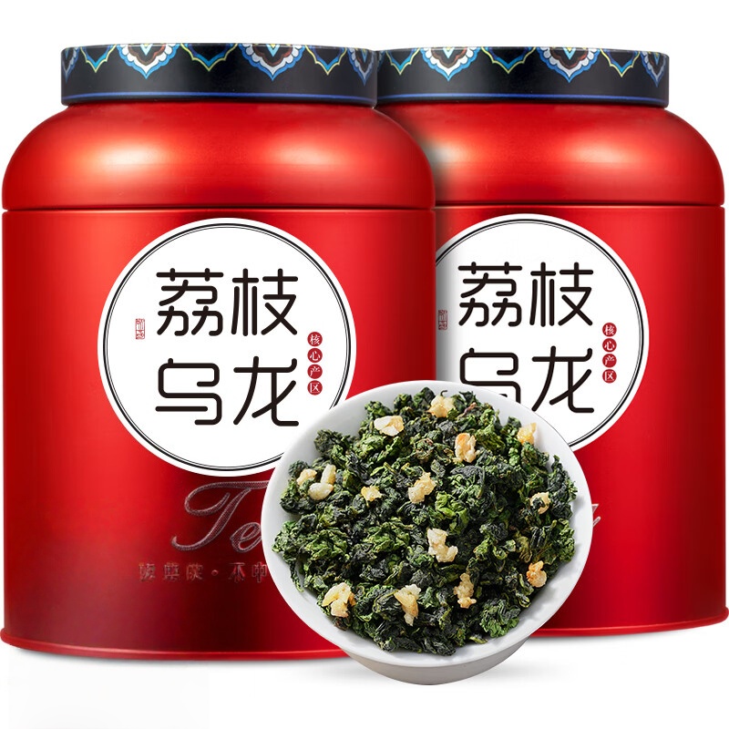 天洲溪荔枝乌龙天洲溪茶叶 荔枝乌龙茶经典浓香型礼盒500g品味品质正宗新老包装 随机发货