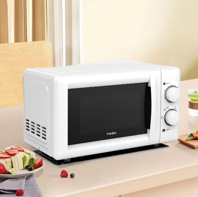 法迪欧(Fardior) 微波炉 FM-MT20W 360°转盘加热旋钮操控 精准温控 机械易用款高清大图
