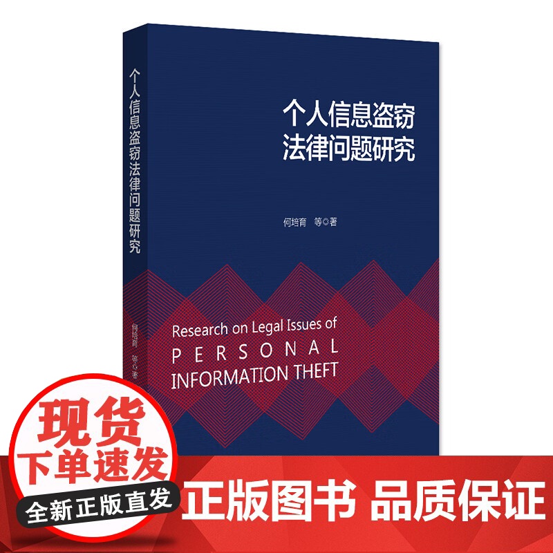 正版 个人信息盗窃法律问题研究 何培育 等 著 北京大学出版社 9787301332948高清大图