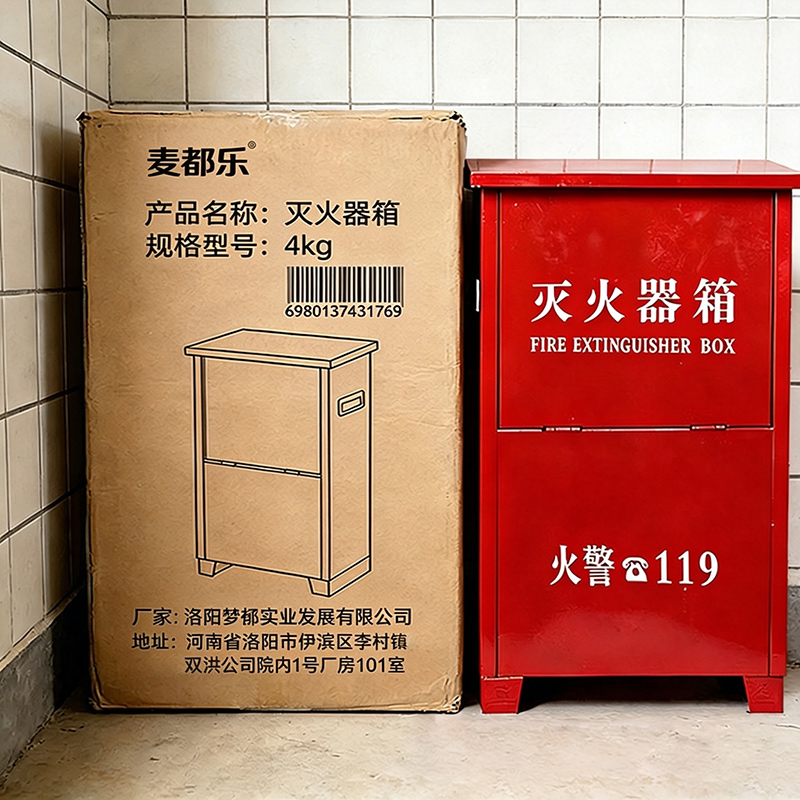 麦都乐 灭火器箱 4kg 台高清大图
