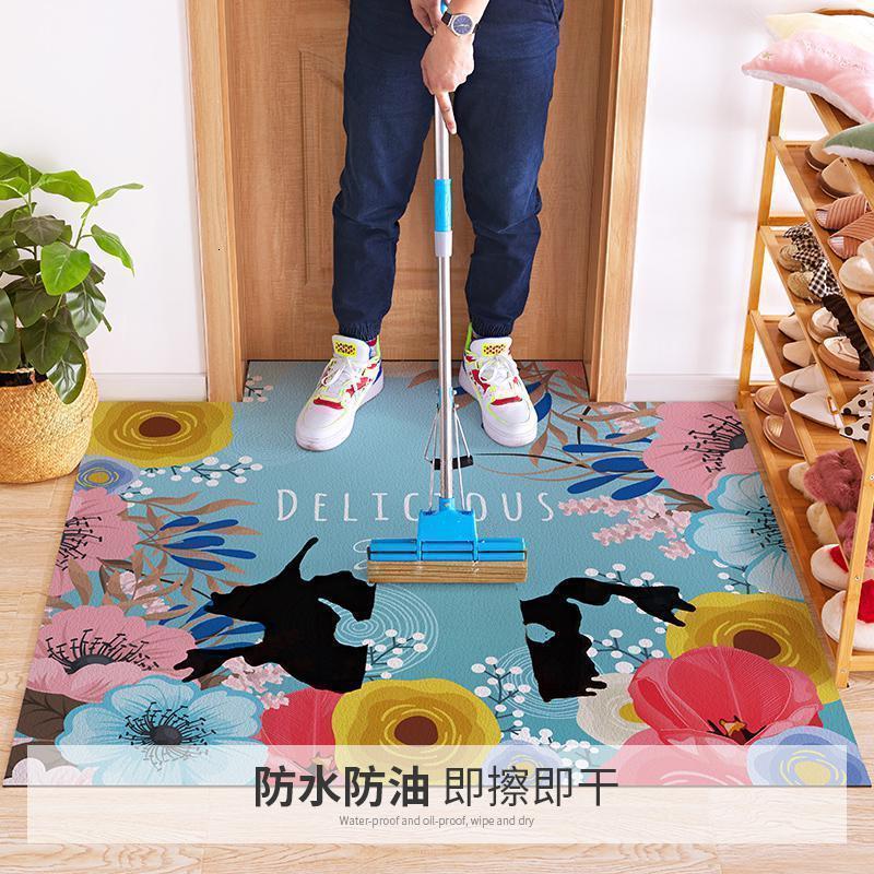 美帮汇北欧可擦洗口地垫进地毯可裁剪入户家用防滑防油脚垫子高清大图