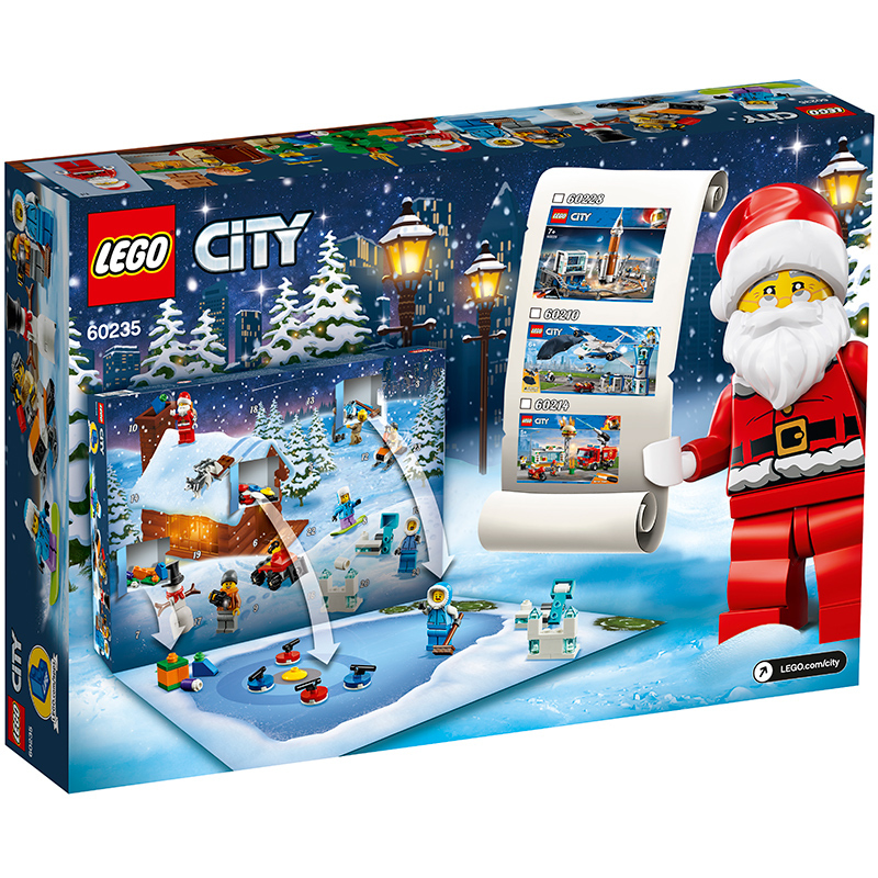 LEGO 乐高 2019乐高®城市组圣诞倒数日历City城市系列 60235 积木玩具